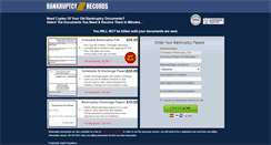 Desktop Screenshot of bankruptcydischargerecord.com